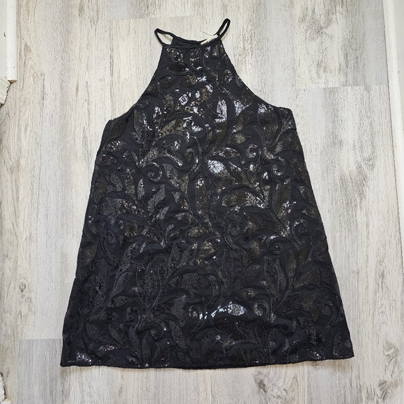 Show Me Your Mumu Holiday Glam Black Sequin Gomez Party Dress Small - Picture 4 of 9